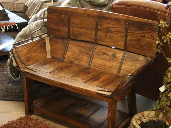 Banco Buckboard e Costas Completas